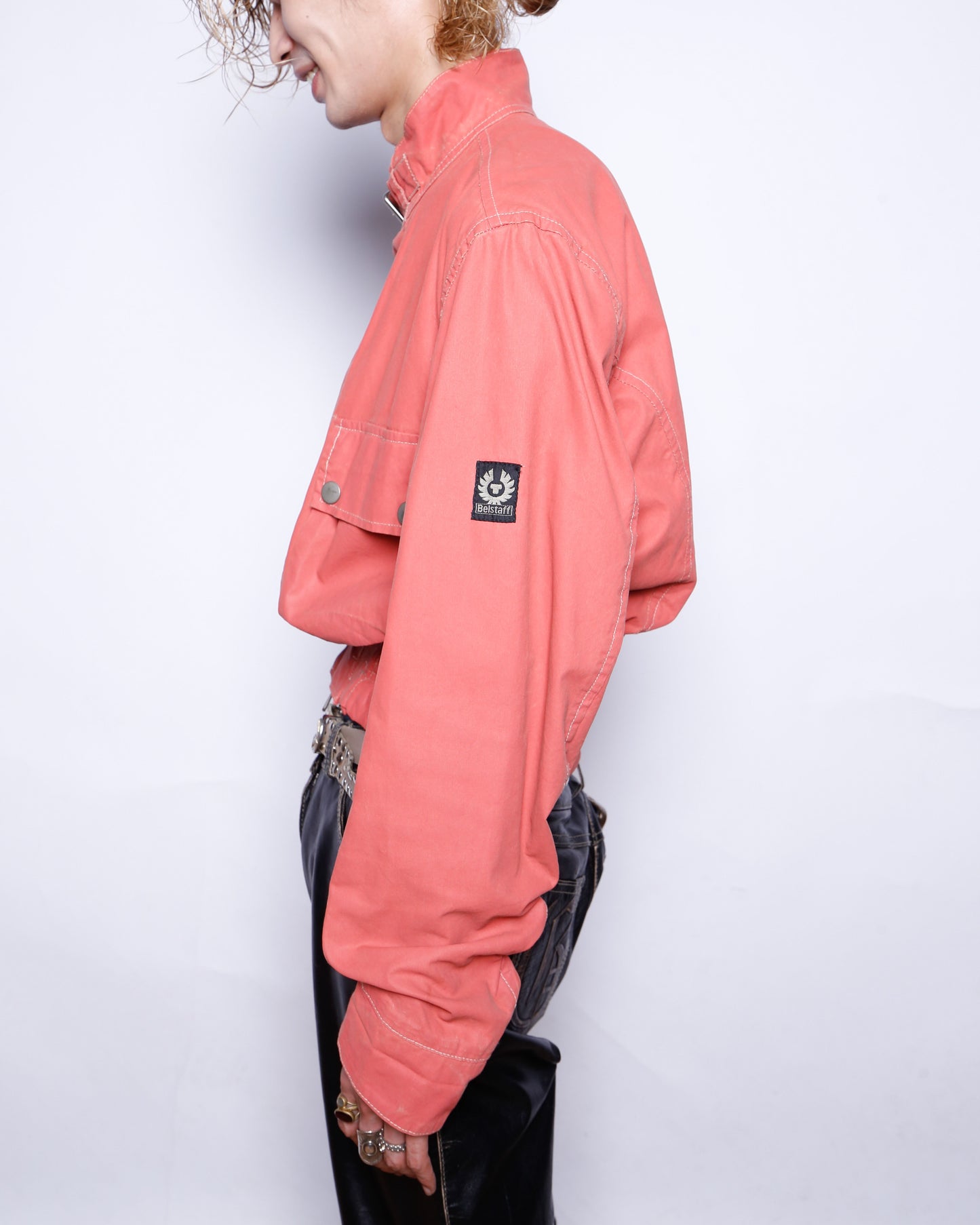 vintage belstuff ribbed ridding jacket *resized