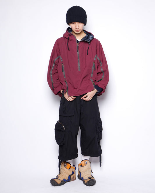 vintage 90's euro dog&dog gimmick anorack, with dog monogram liner