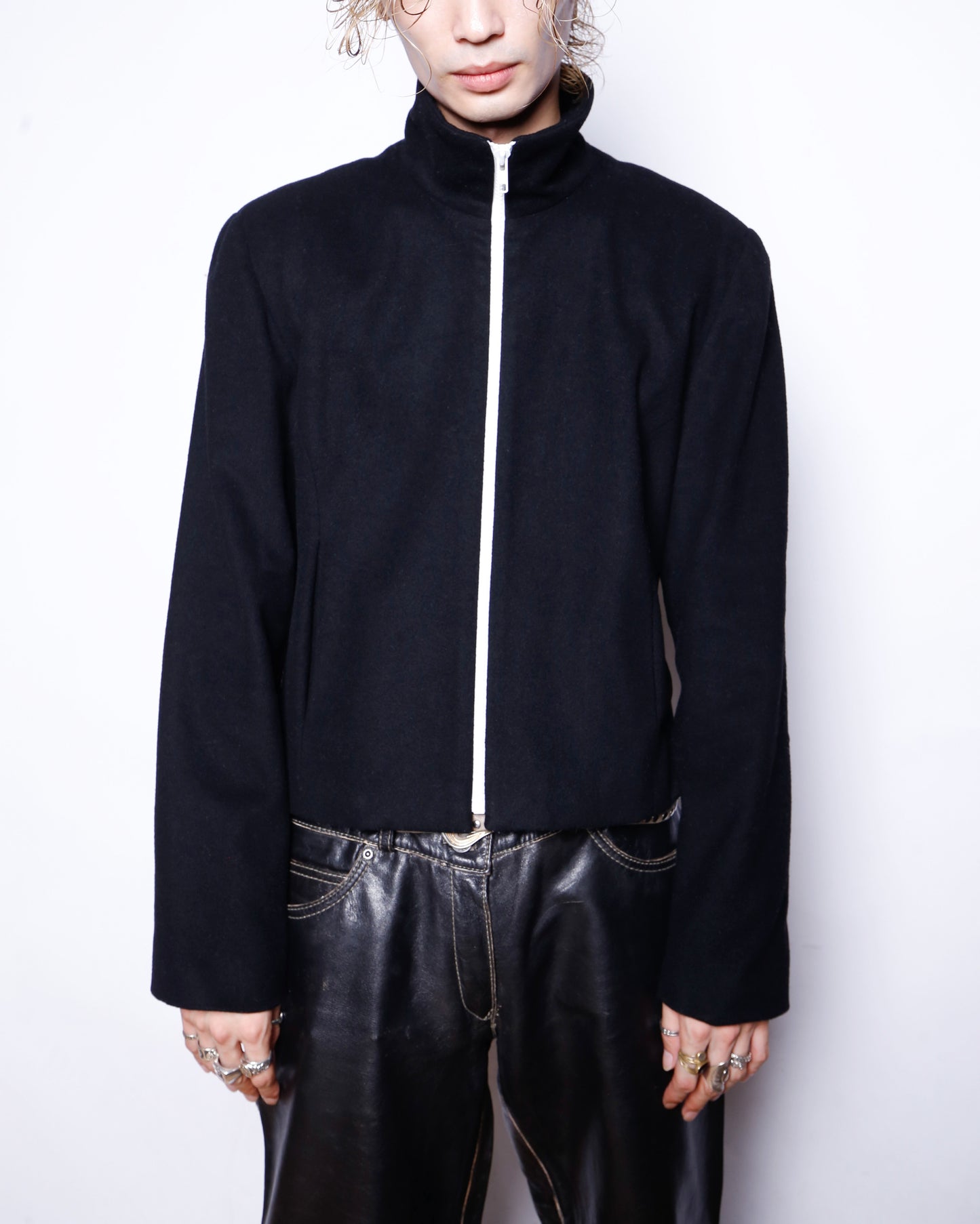 vintage cropped wool jacket