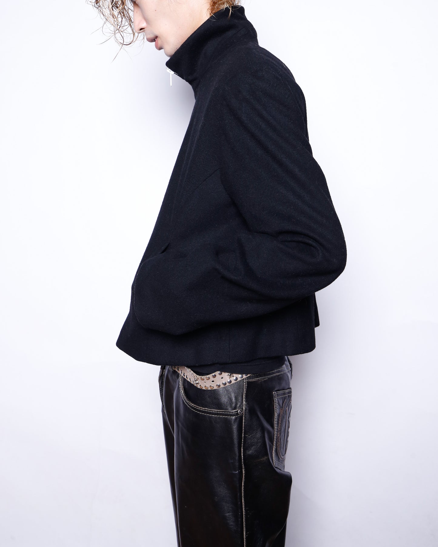 vintage cropped wool jacket