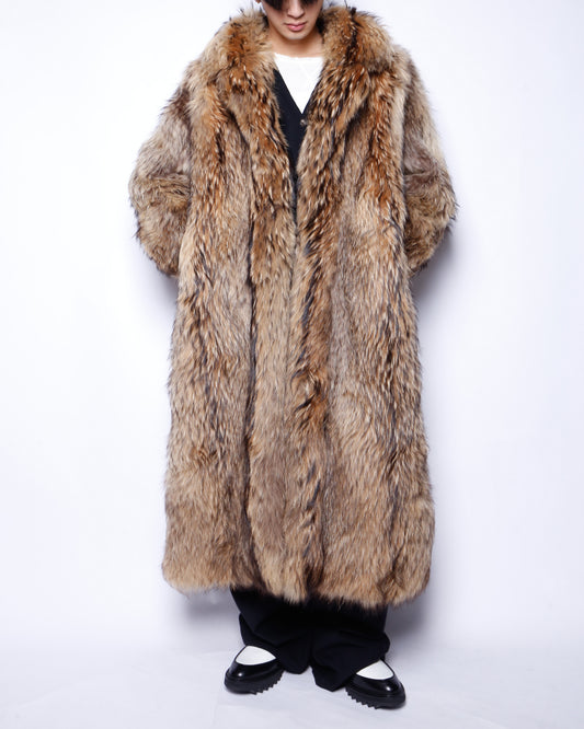vintage luxe fox fur coat