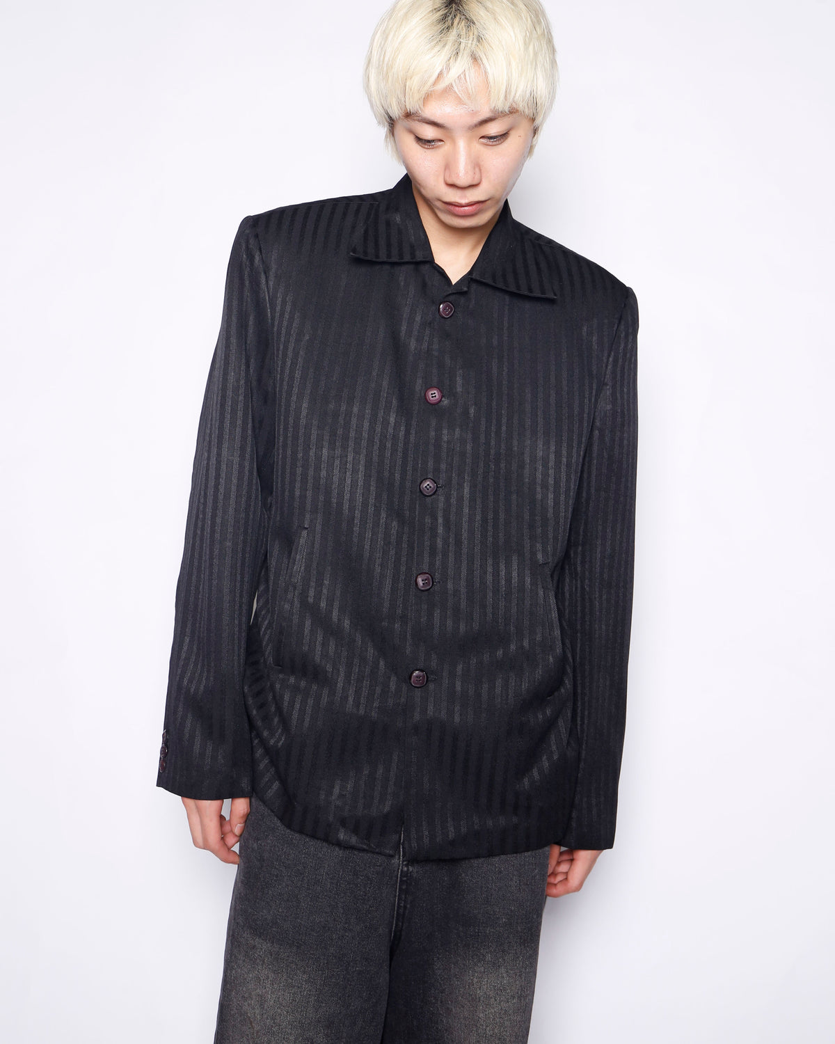 vintage shadow stripe 5b jacket