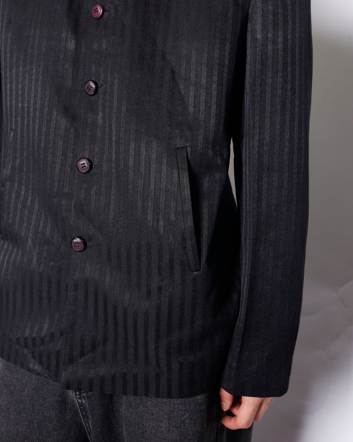 vintage shadow stripe 5b jacket