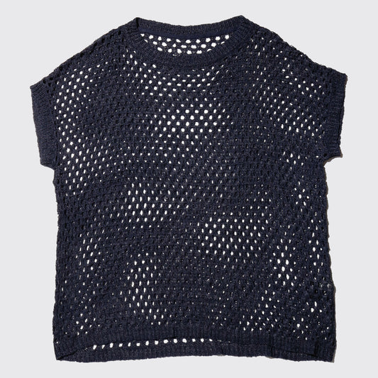 vintage fish net loose cut sew