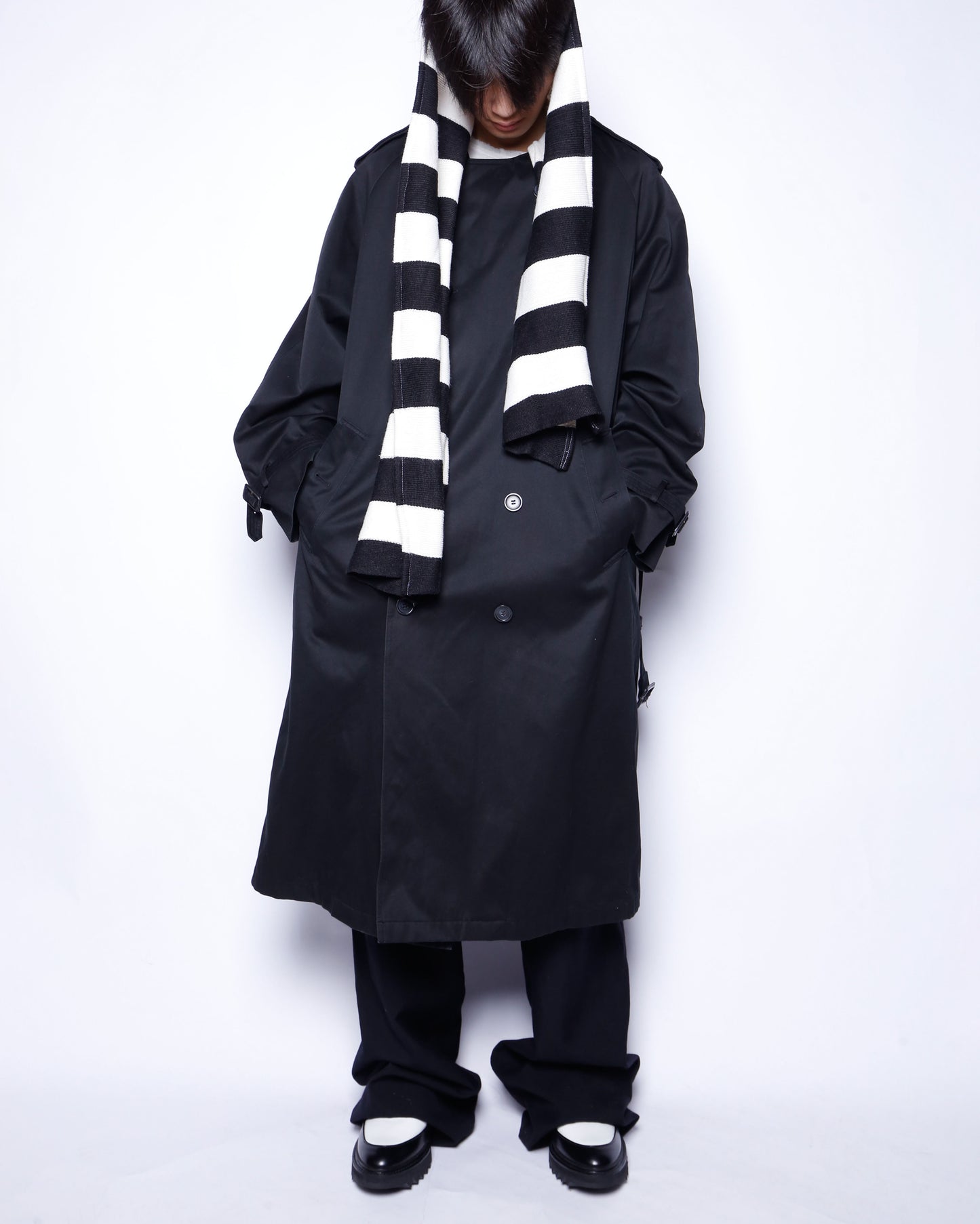 *one-off with muffler trench coat