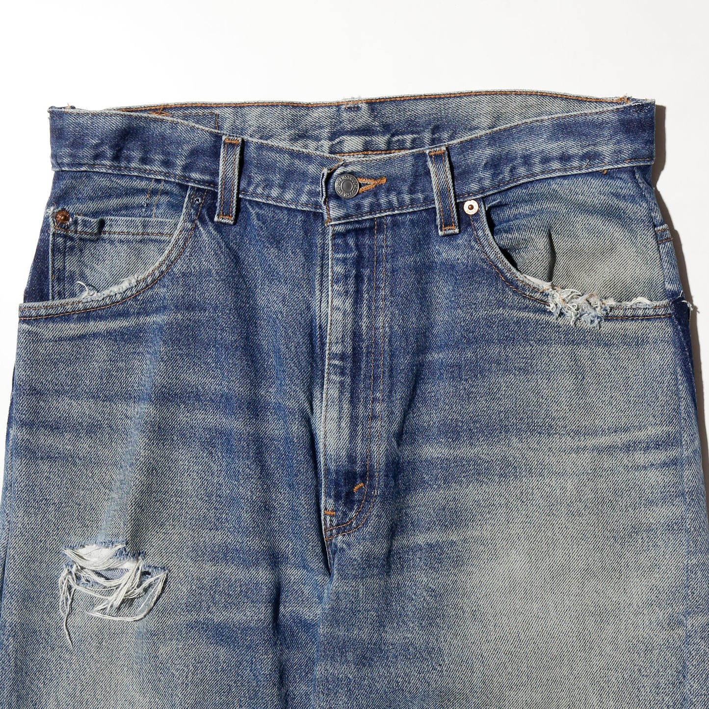 vintage 90's levi's 517 crush flare jeans