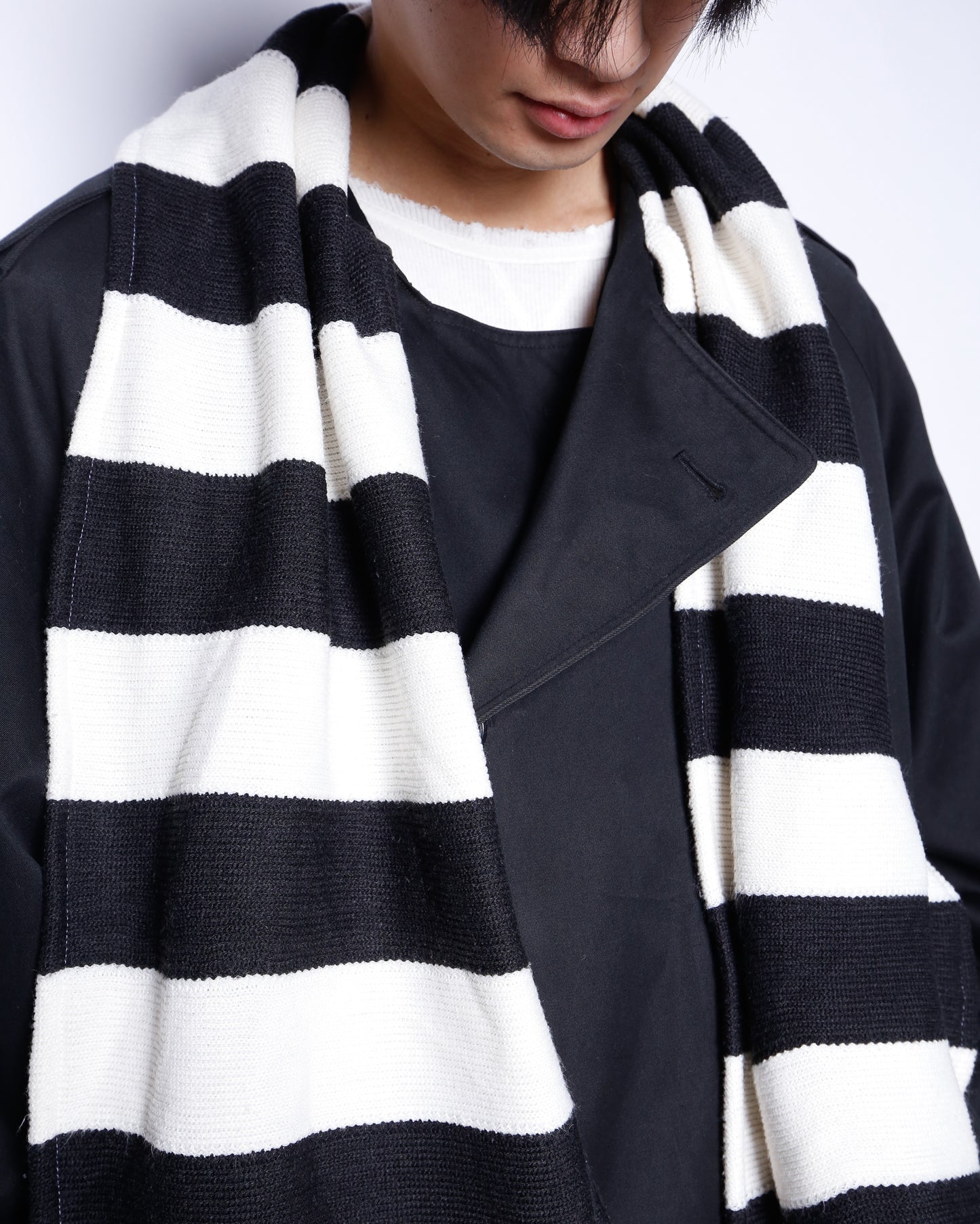 *one-off with muffler trench coat