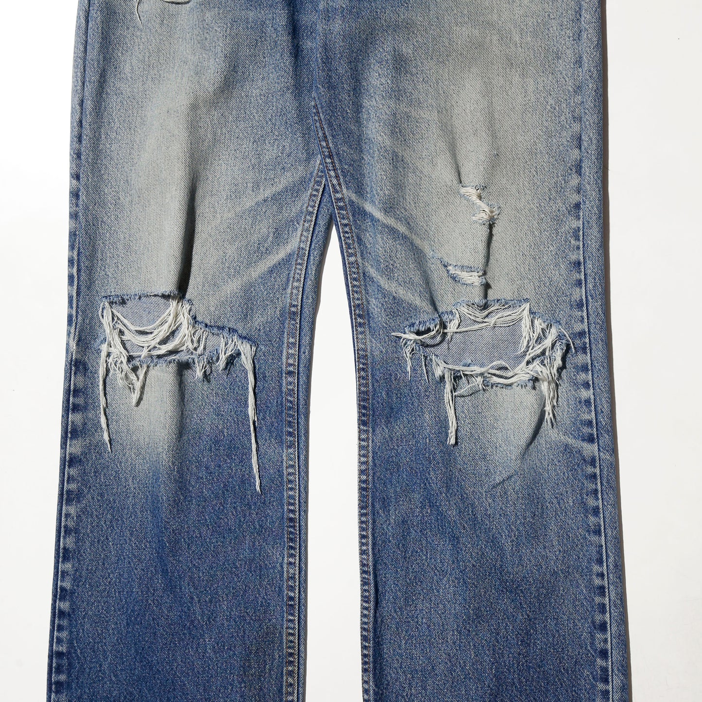 vintage 90's levi's 517 crush flare jeans