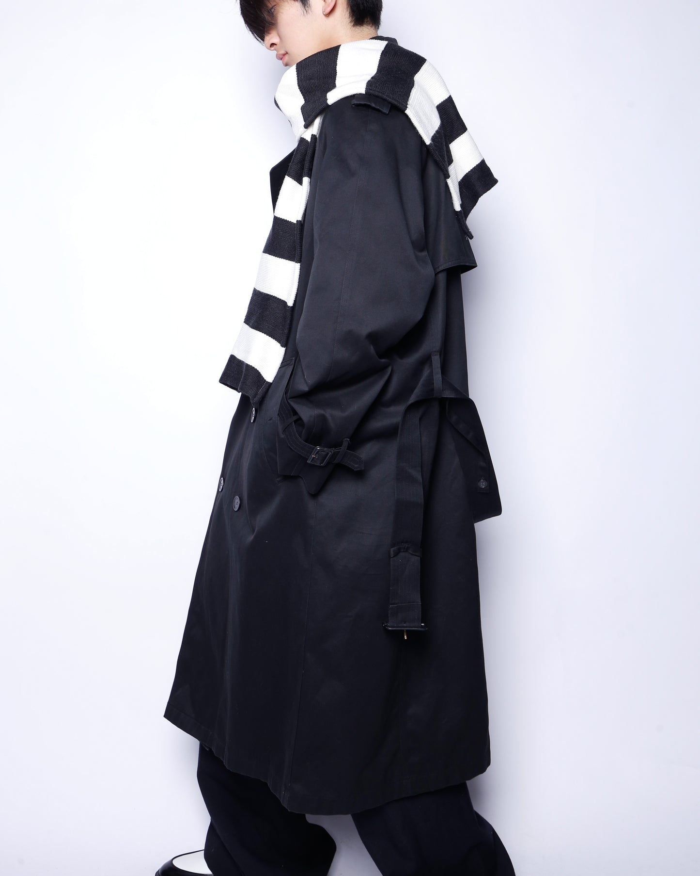 *one-off with muffler trench coat