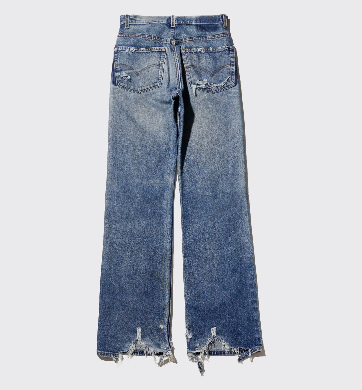 vintage 90's levi's 517 crush flare jeans