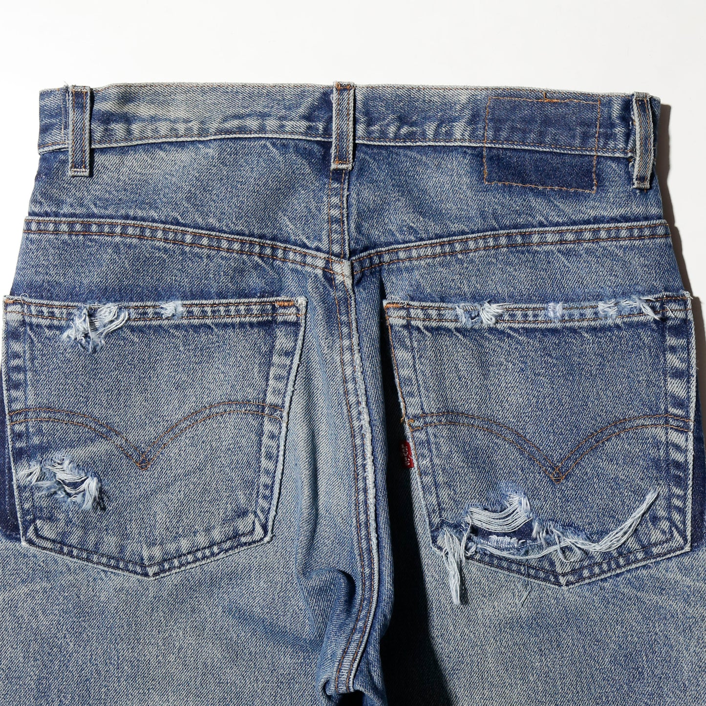 vintage 90's levi's 517 crush flare jeans