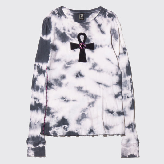 vintage ankh cross acid thermal l/s