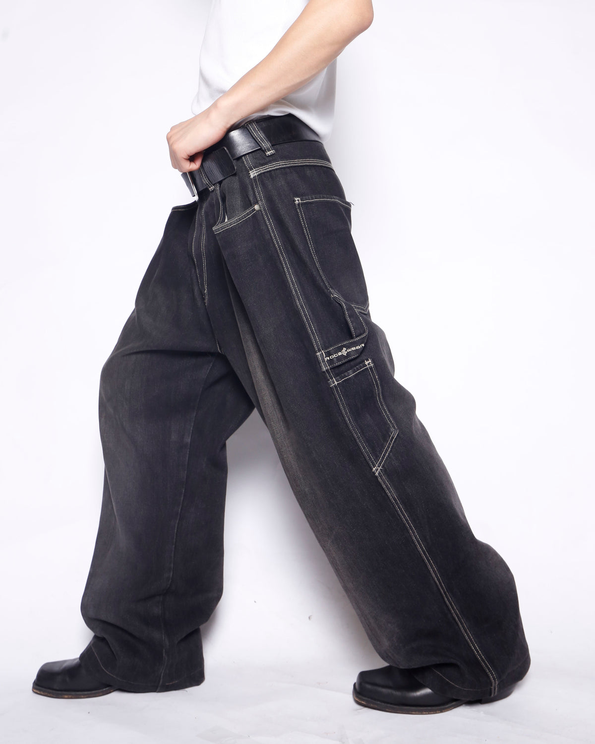 vintage rocawear faded carpenter jeans