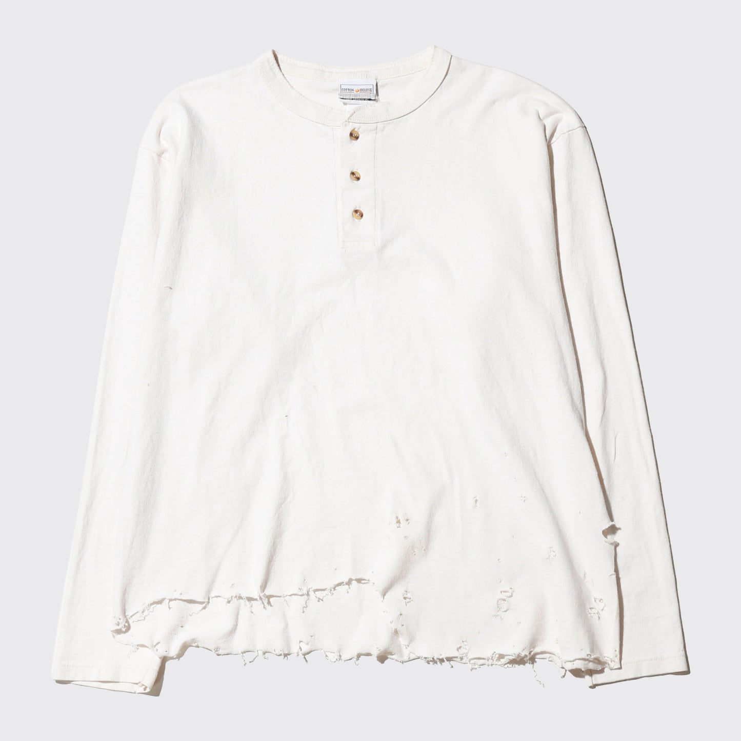 *one-off broken henry neck cut sew