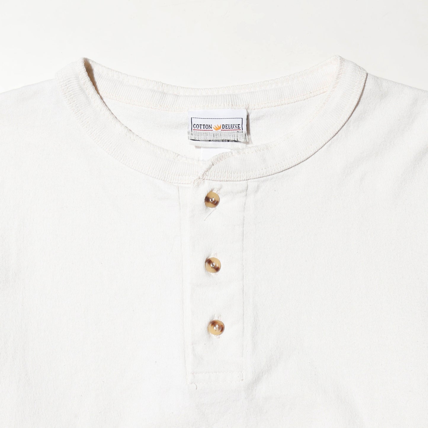 *one-off broken henry neck cut sew