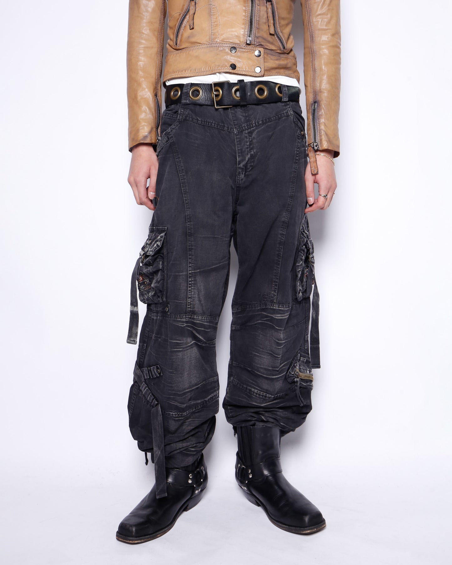 vintage dust combat cargo trousers