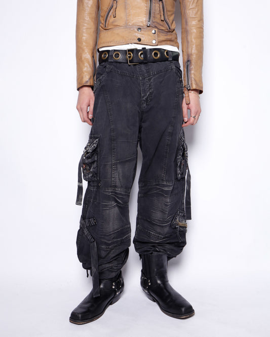 vintage dust combat cargo trousers