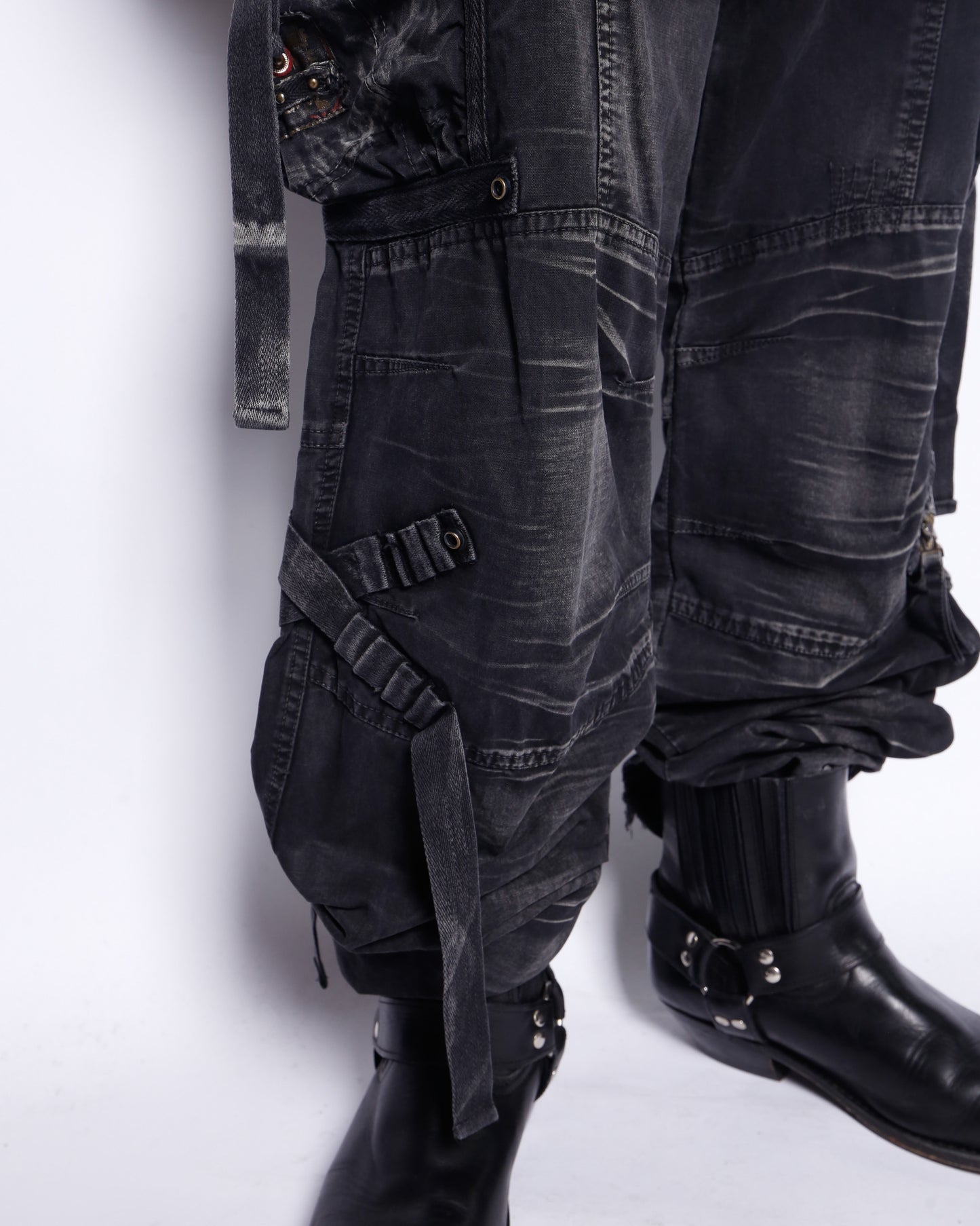 vintage dust combat cargo trousers