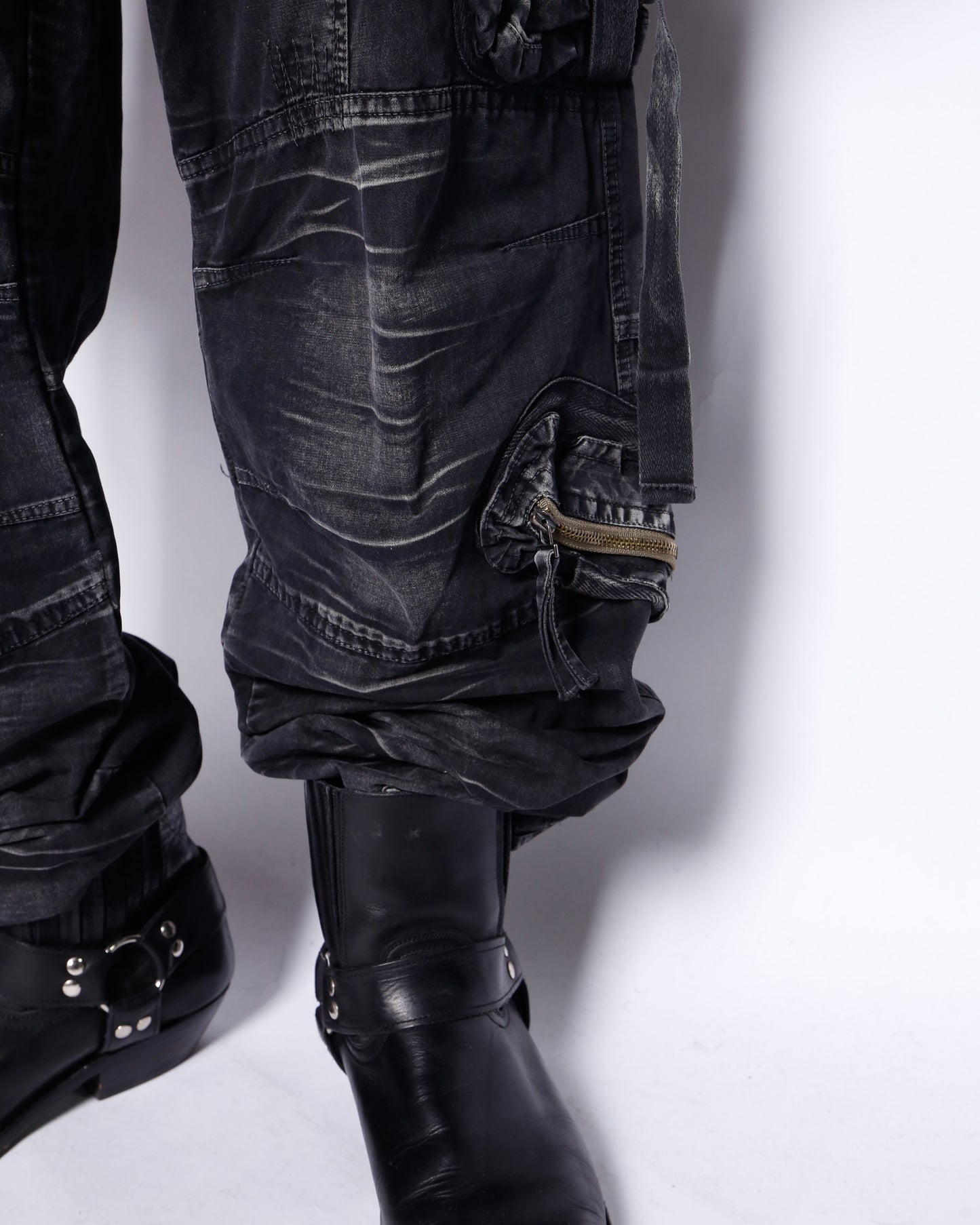 vintage dust combat cargo trousers