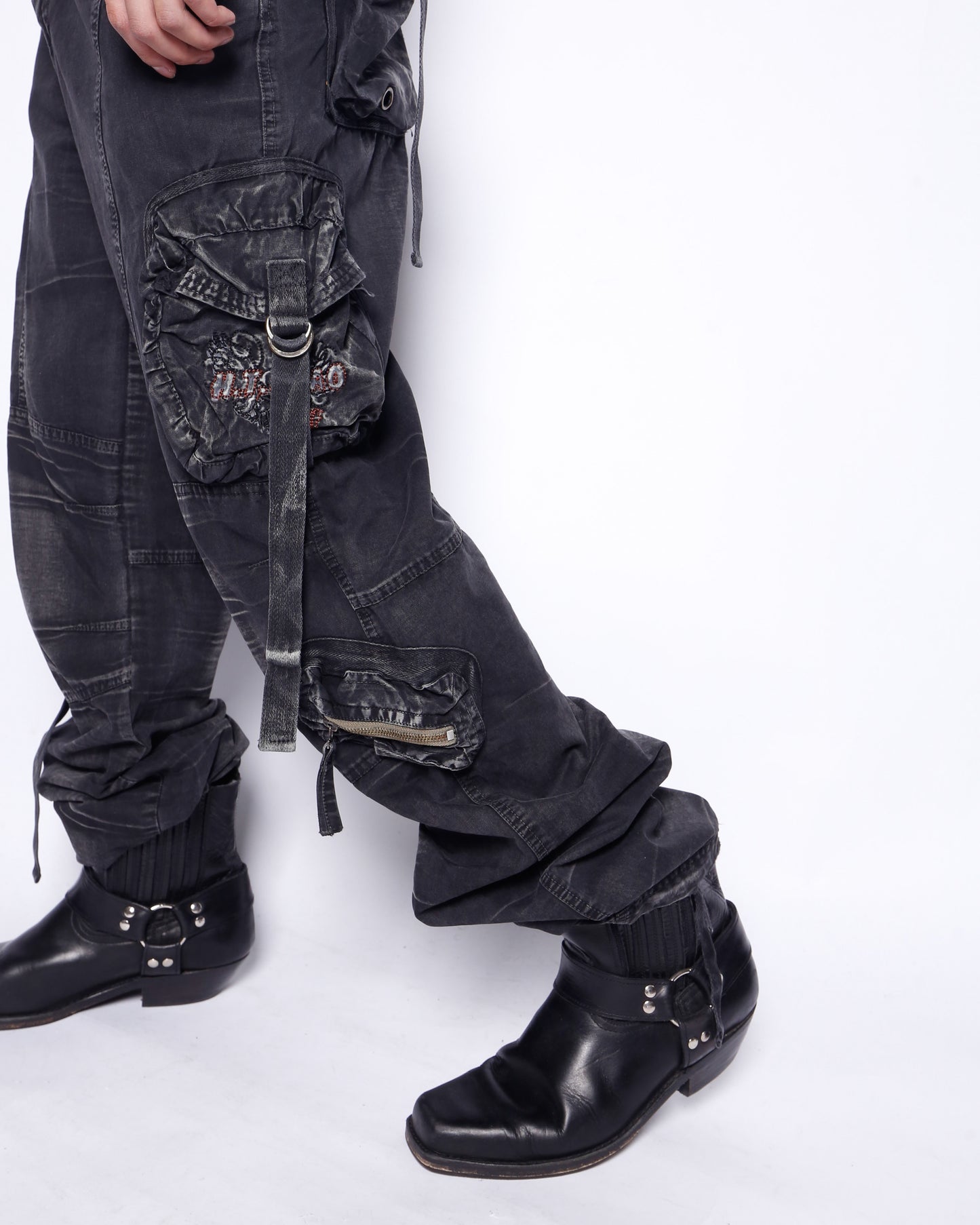 vintage dust combat cargo trousers