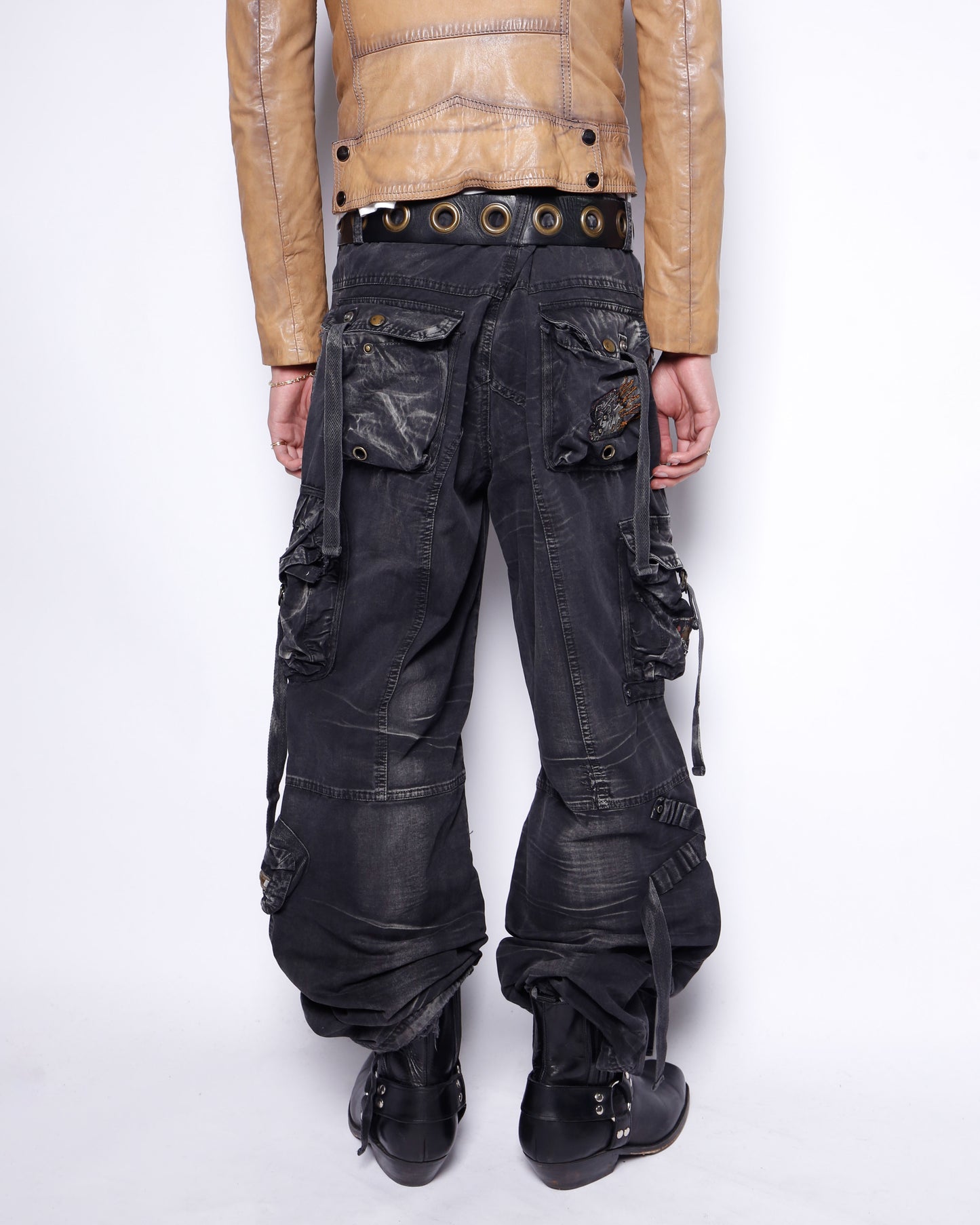 vintage dust combat cargo trousers