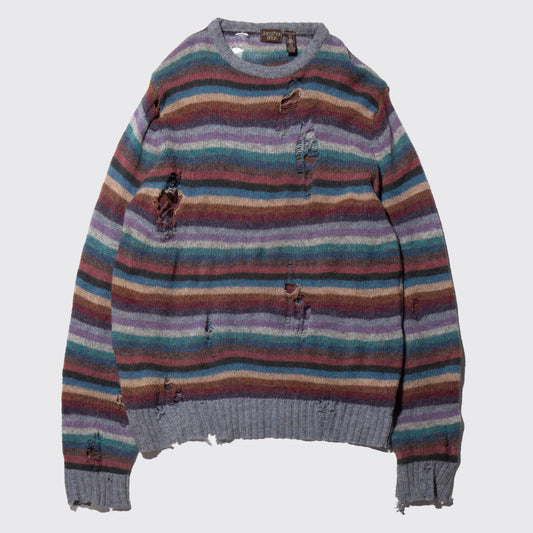 vintage broken border sweater