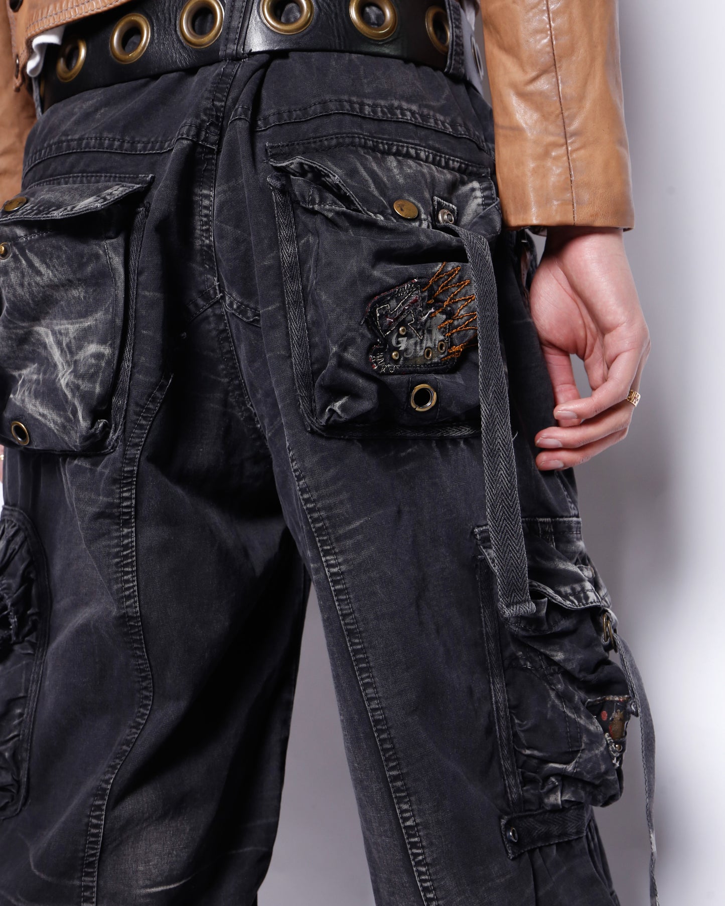 vintage dust combat cargo trousers