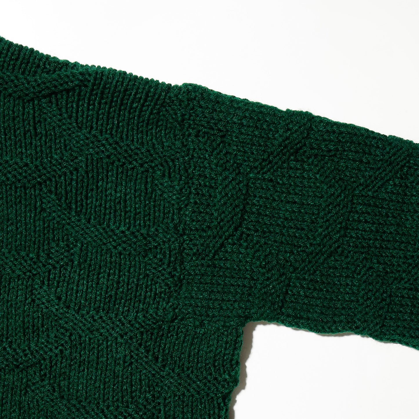 vintage chunky alan hand knit jacket