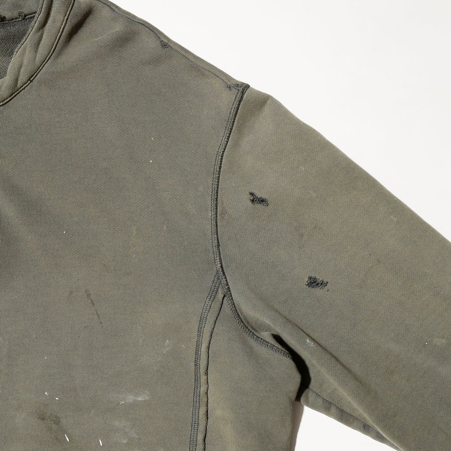 *one-off split neck broken sweat