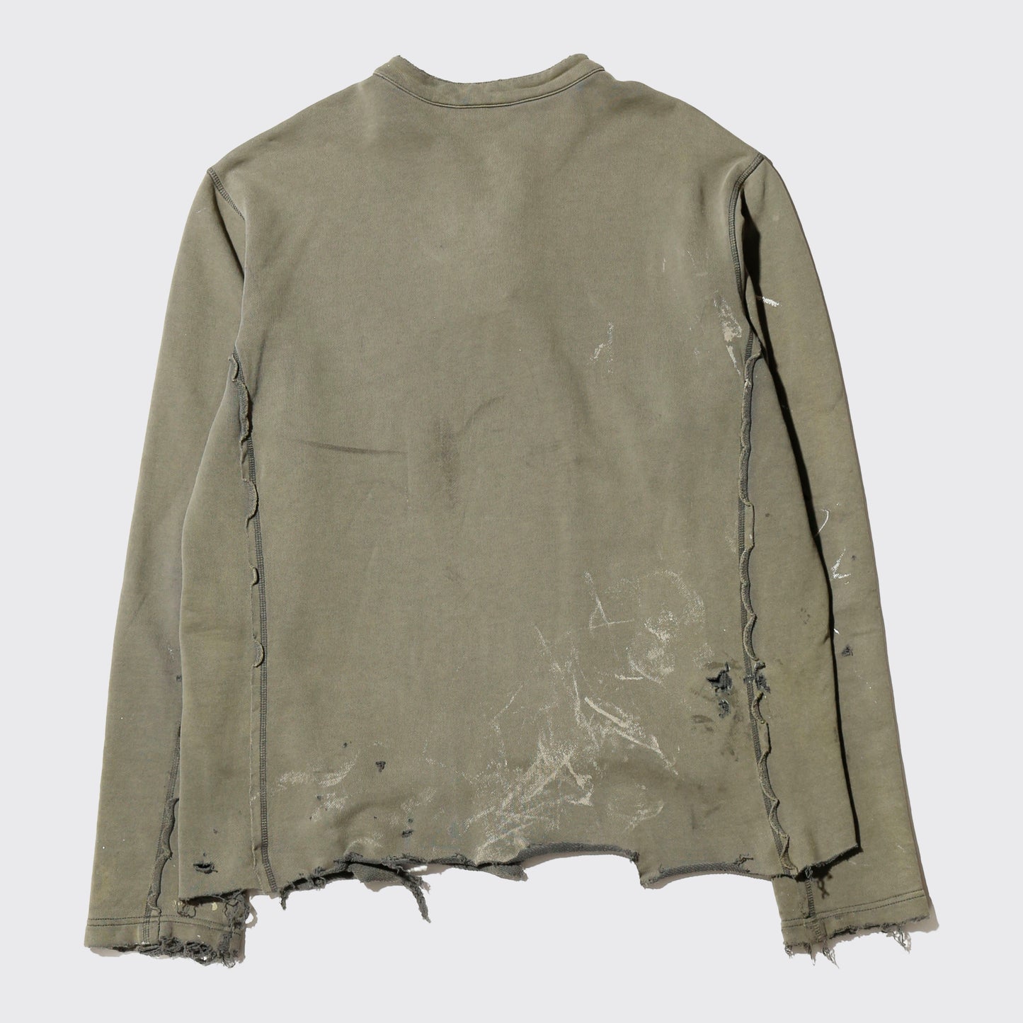 *one-off split neck broken sweat