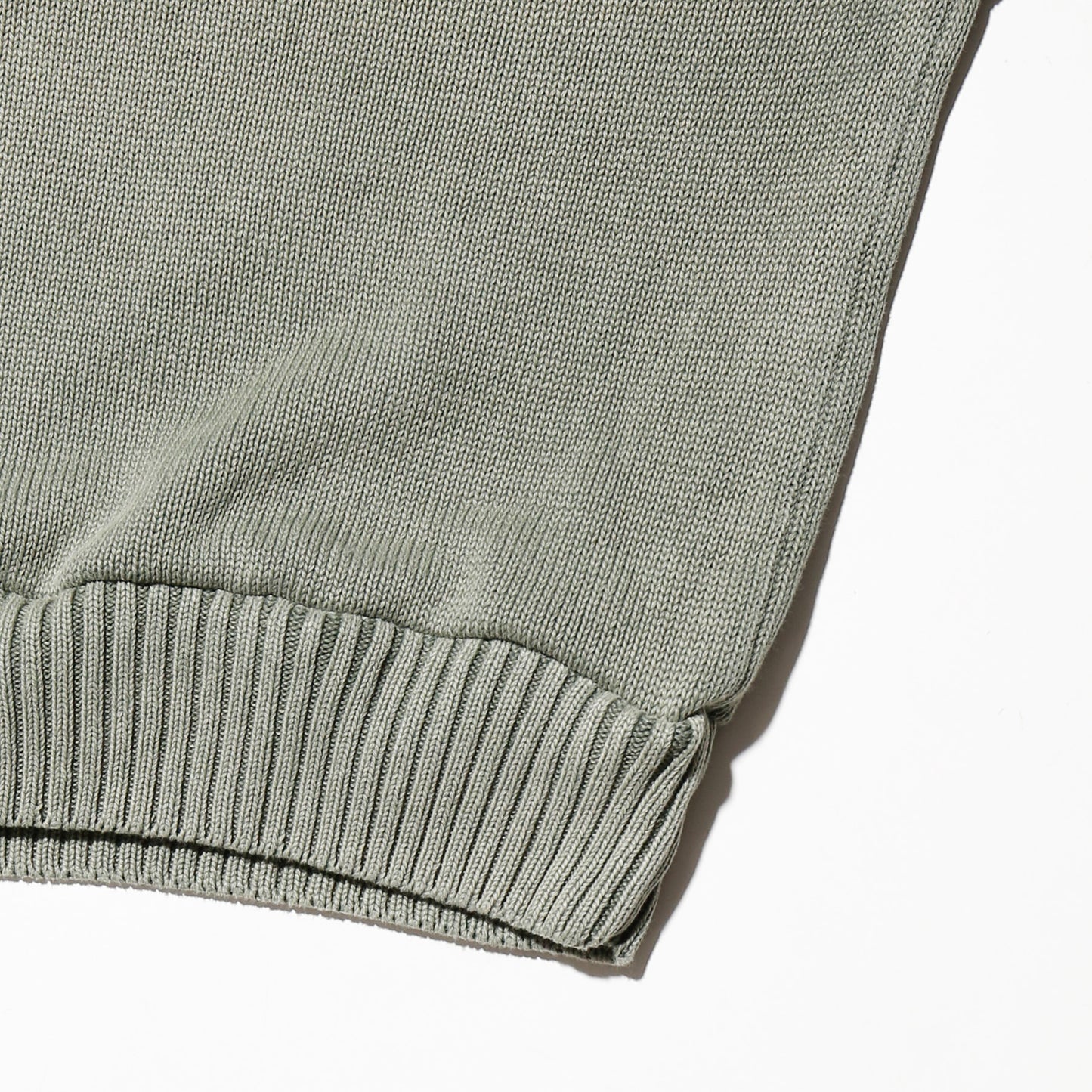 vintage hybrid half zip cotton sweater