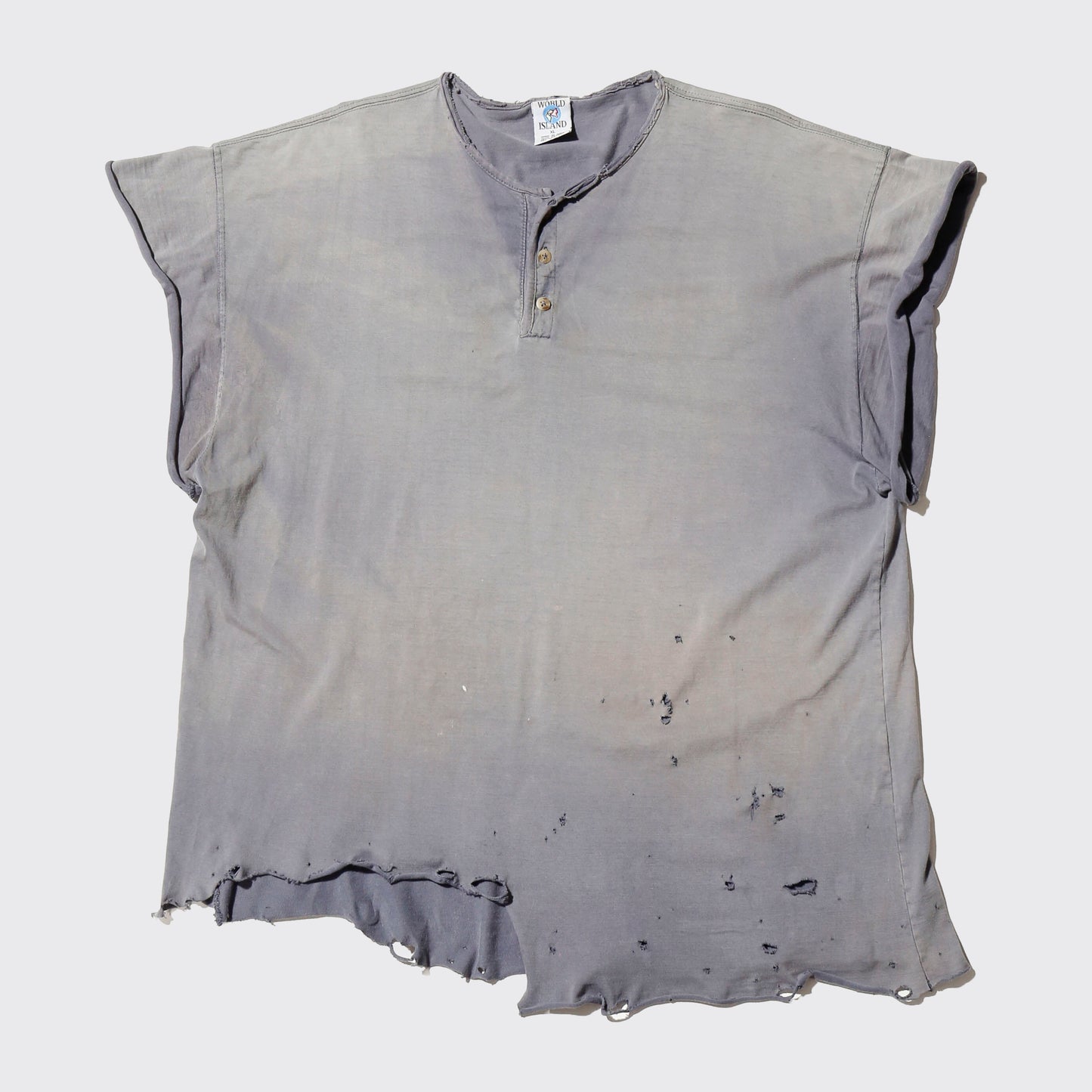 *one-off broken henry neck t-shirt