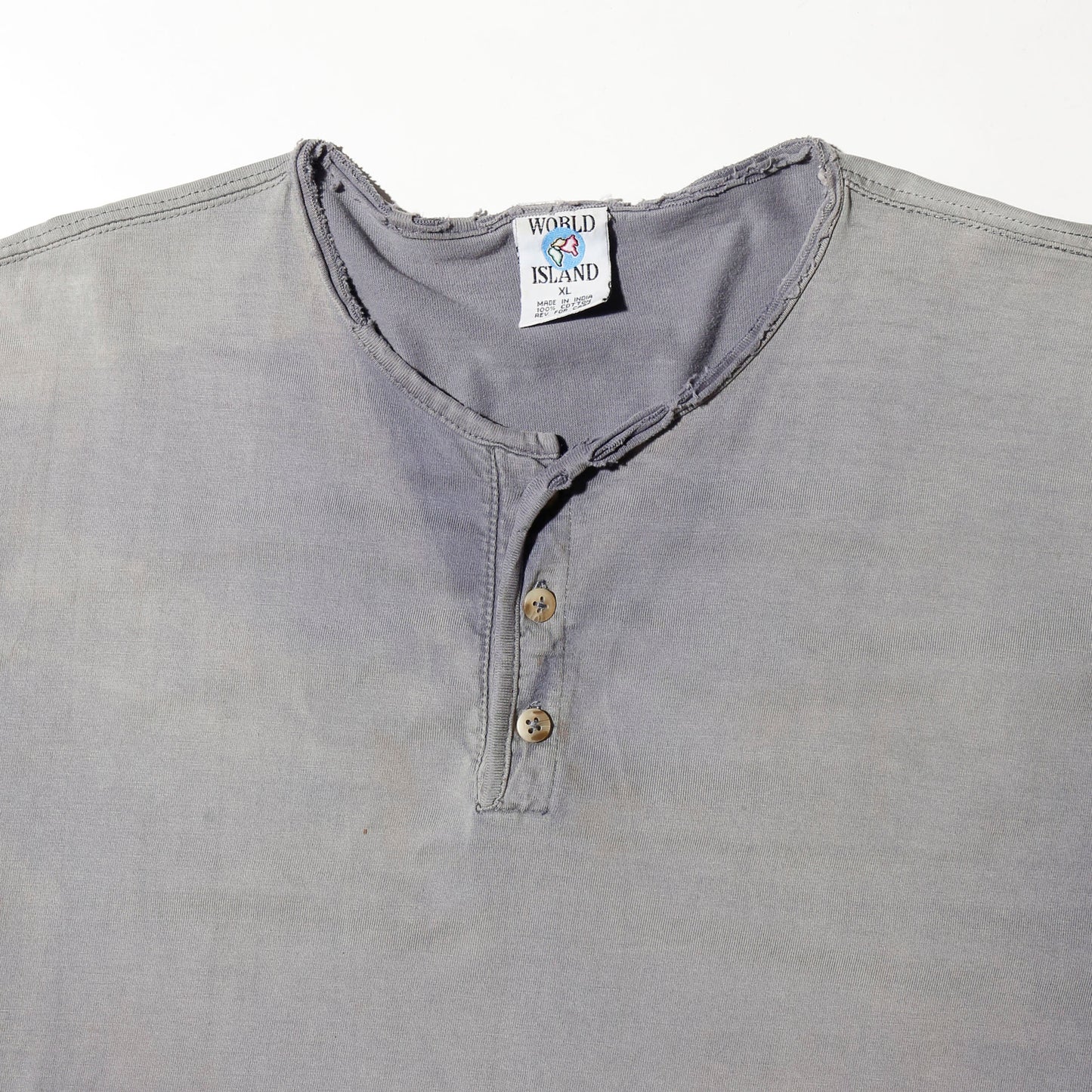 *one-off broken henry neck t-shirt