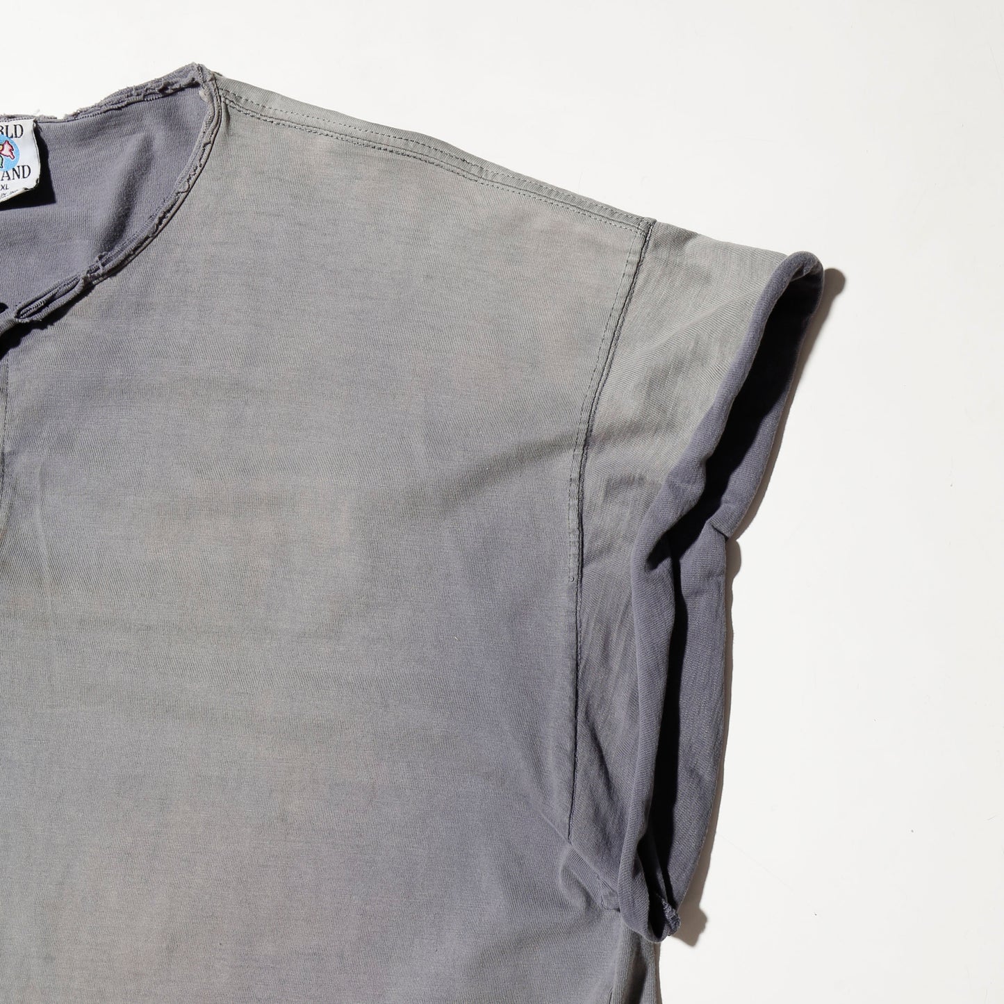 *one-off broken henry neck t-shirt