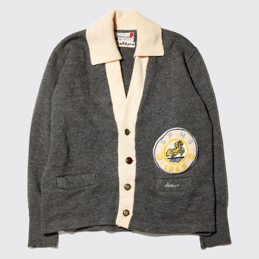 vintage 60's emblem cardigan