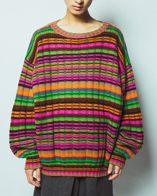 vintage border loose sweater