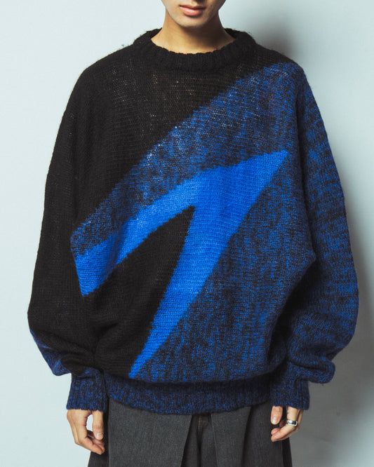 vintage geometry sweater