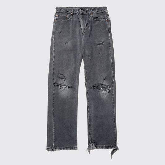 *one-off 90's levi's 505 broken jeans