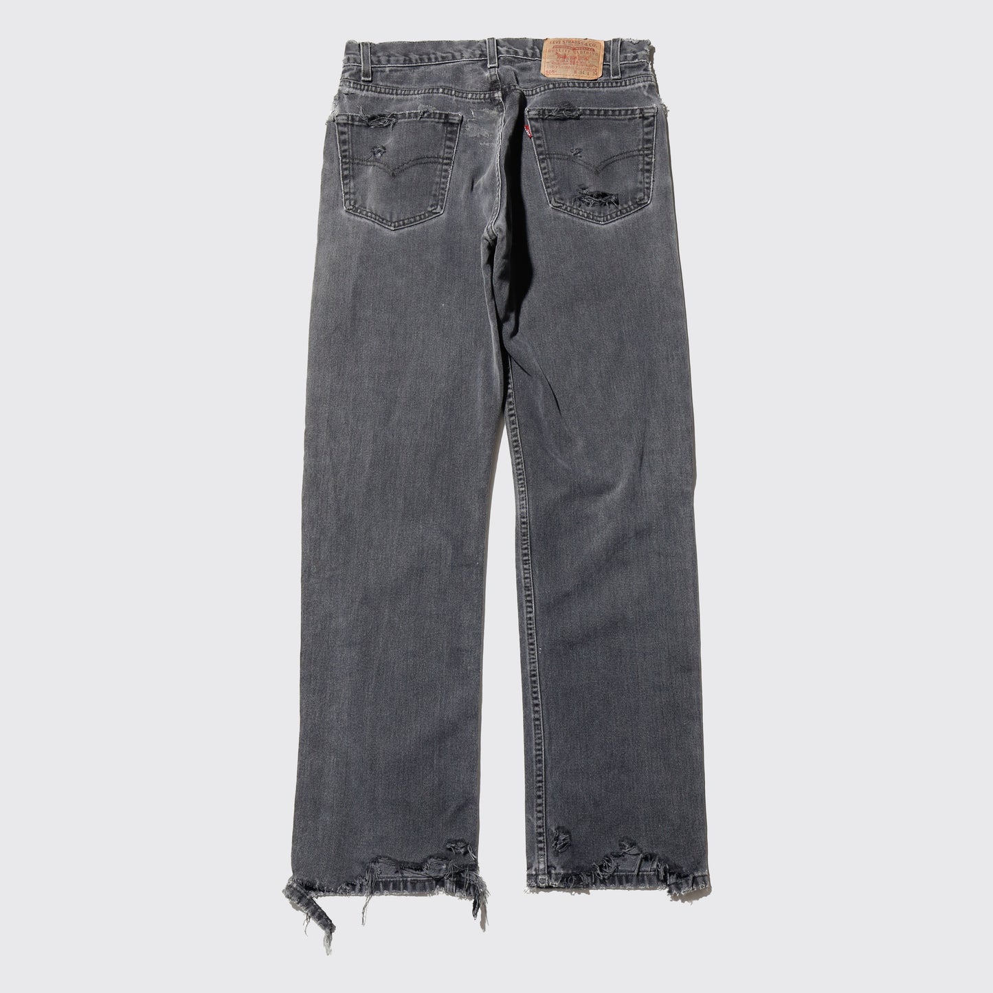 *one-off 90's levi's 505 broken jeans