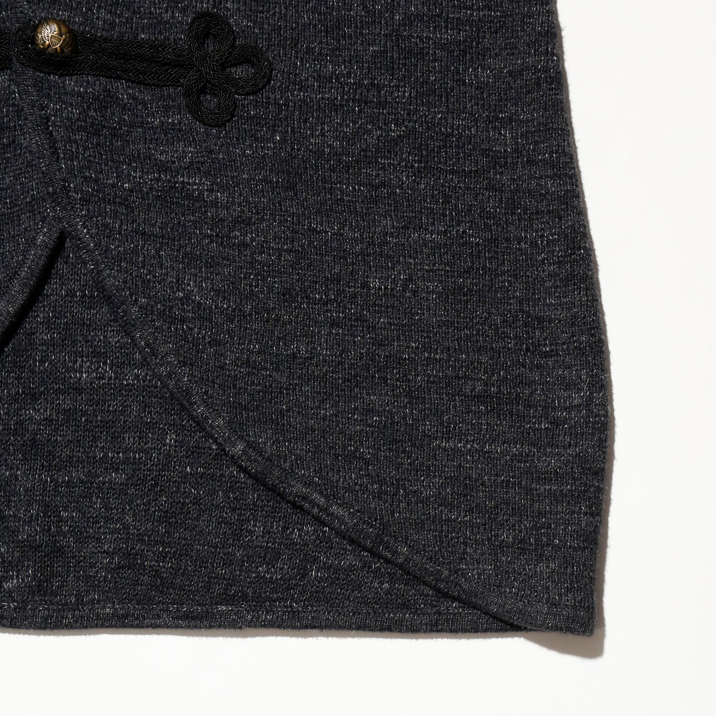 vintage lauren jeans frog closure napoleon knit jacket