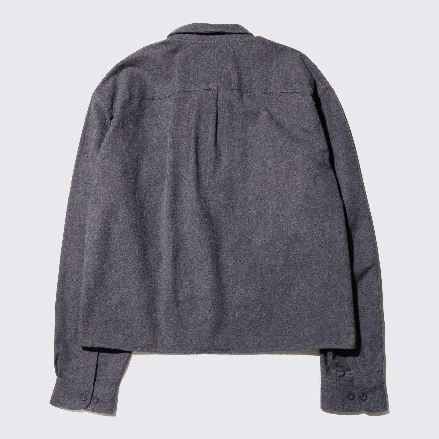 *one-off cropped bowtie felt shirt