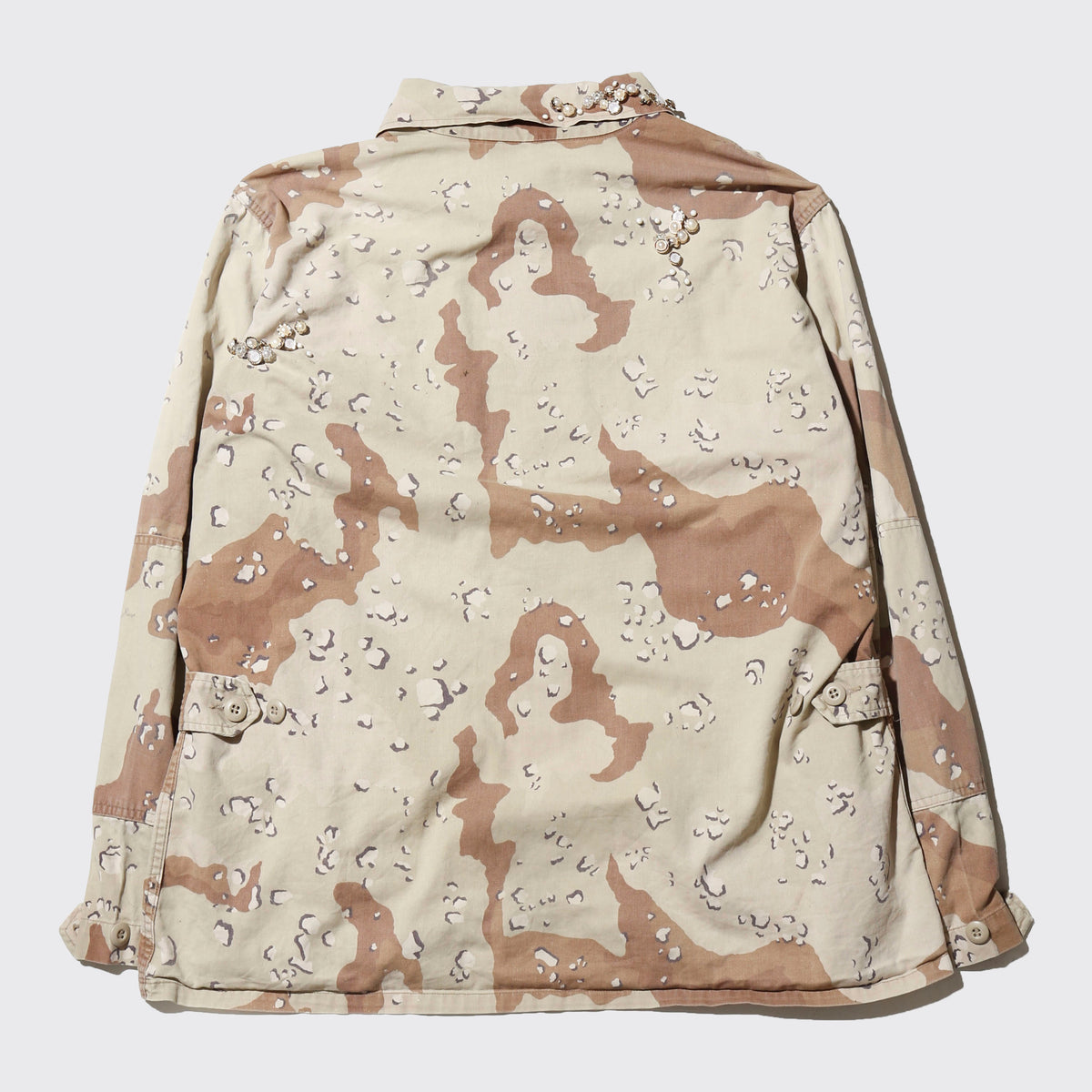 *one-off bijou perl battle dress uniform jacket