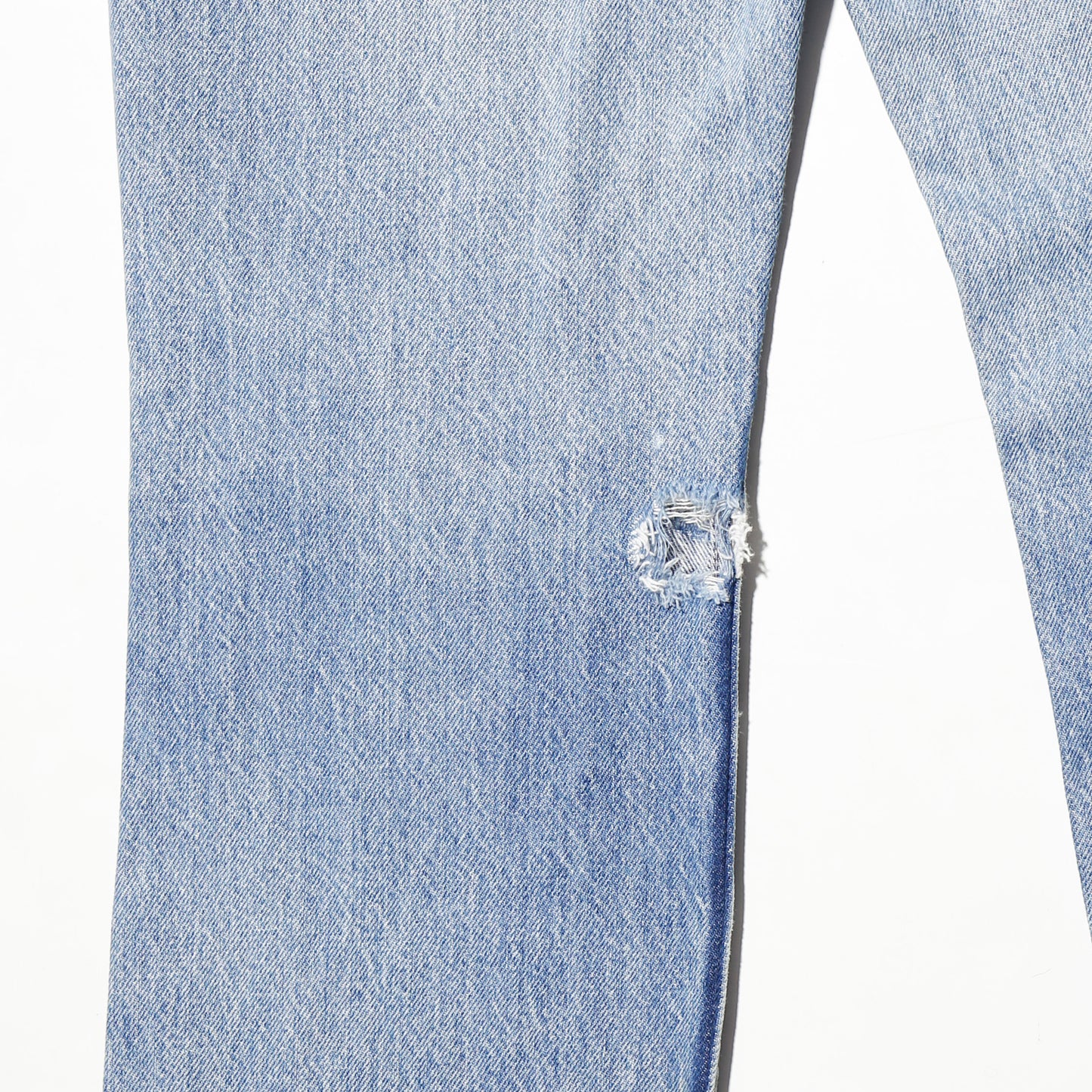 *one-off levi's 517 broken jeans