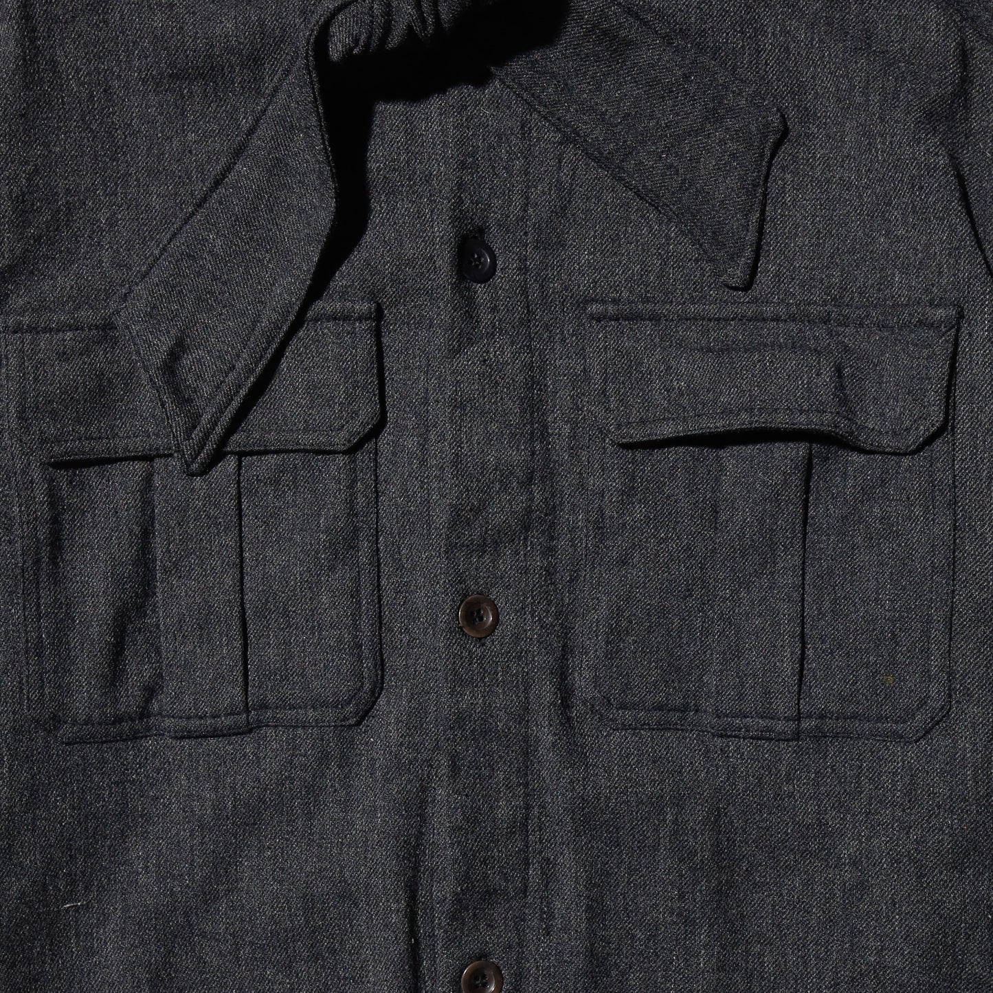 *one-off cropped bowtie gabardine shirt