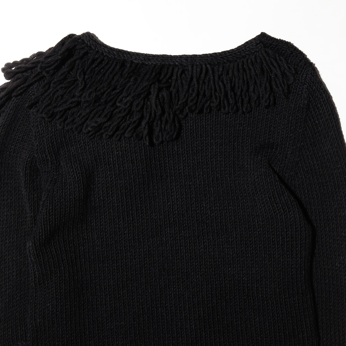 vintage cropped applications sweater