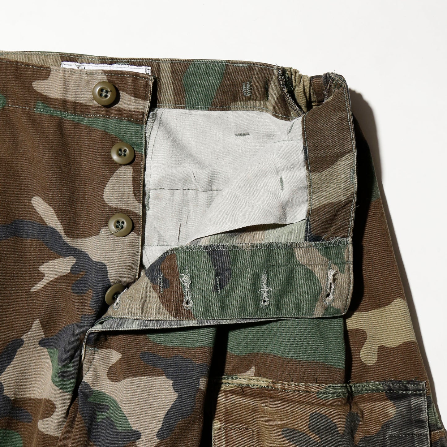 *one-off upside down wide cargo trousers
