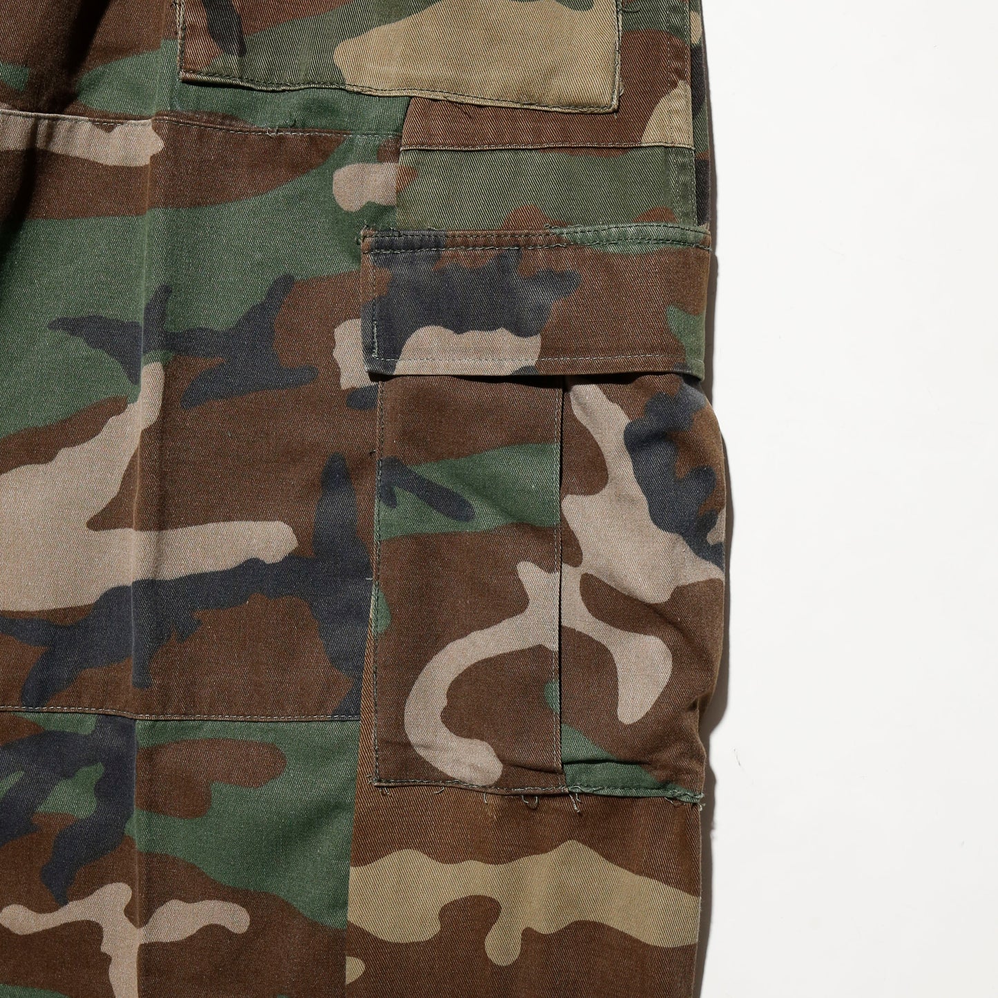 *one-off upside down wide cargo trousers