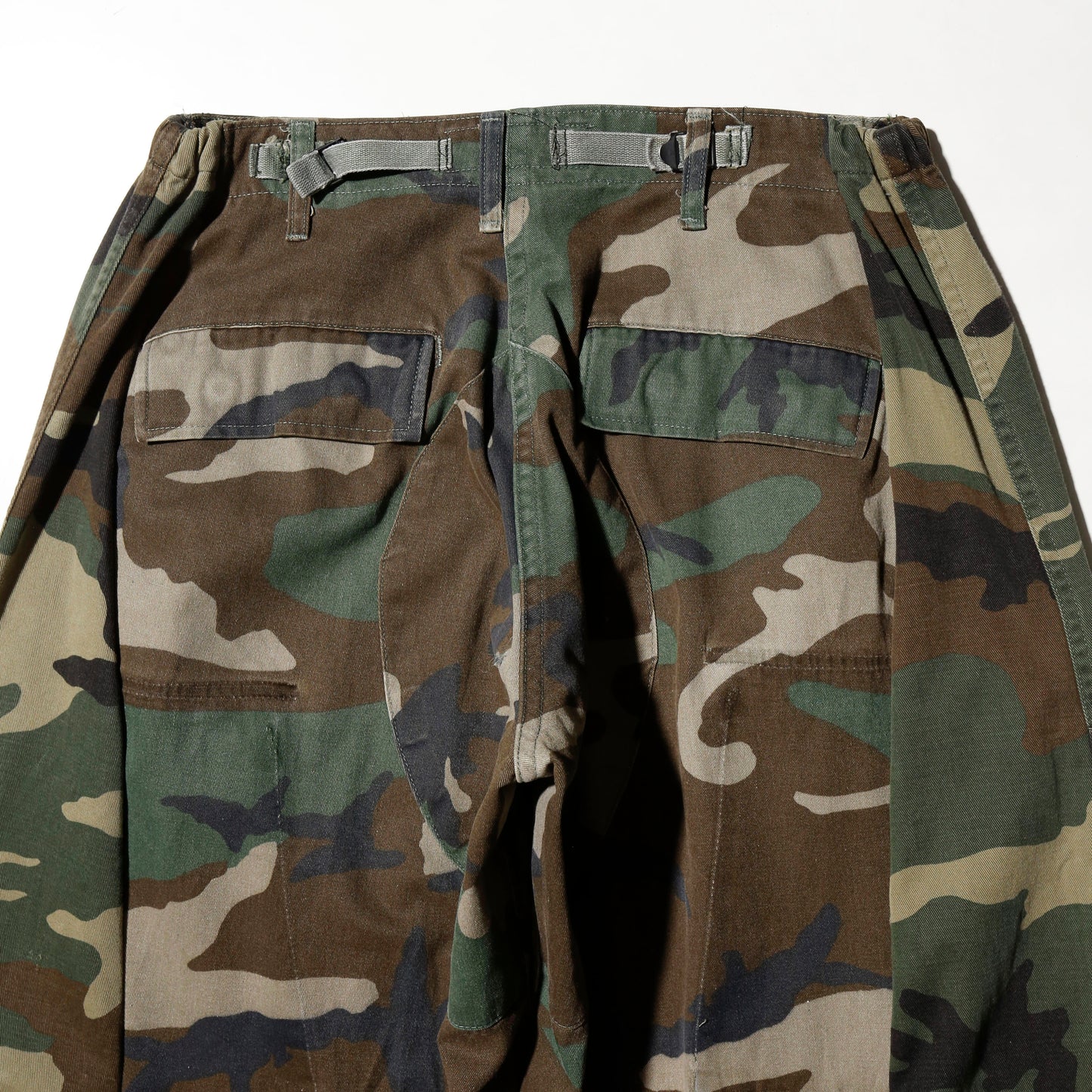 *one-off upside down wide cargo trousers
