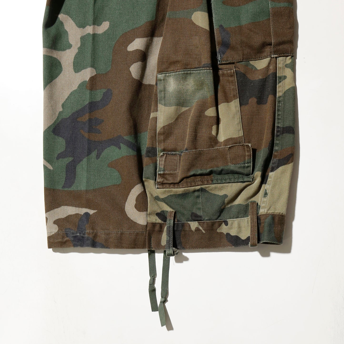 *one-off upside down wide cargo trousers