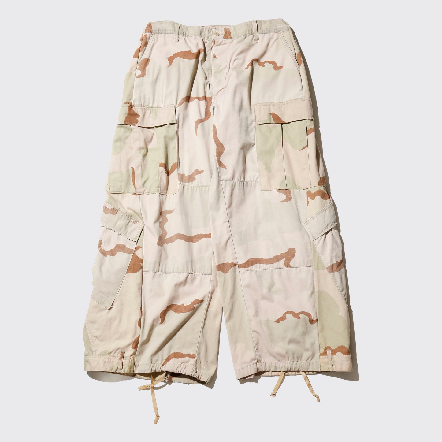 *one-off upside down wide cargo trousers